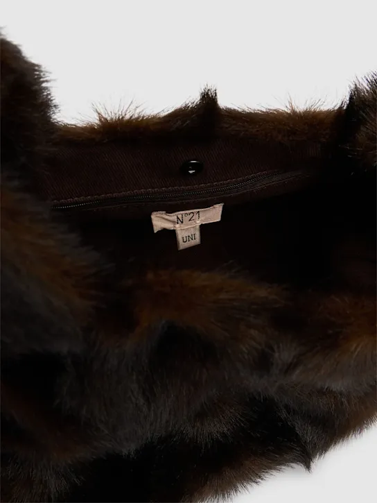 N°21   Poly faux fur bucket  bag 