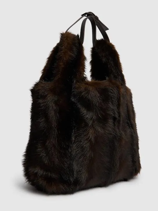N°21   Poly faux fur bucket  bag 