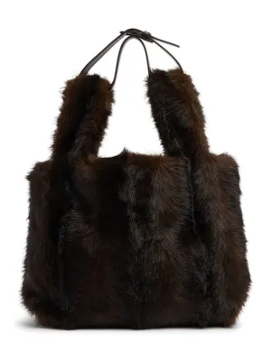 N°21   Poly faux fur bucket  bag 