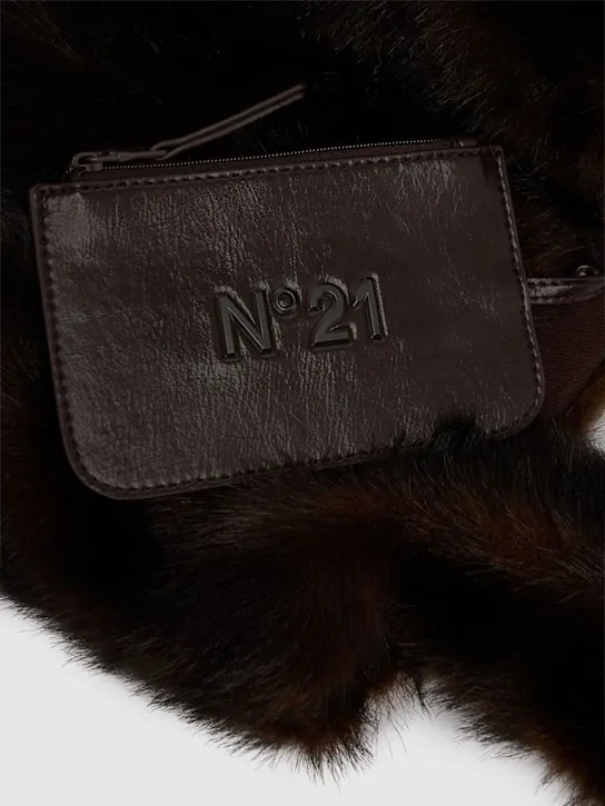 N°21   Poly faux fur bucket  bag 