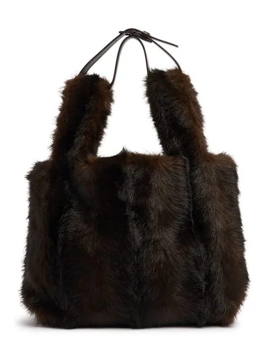 N°21   Poly faux fur bucket  bag 