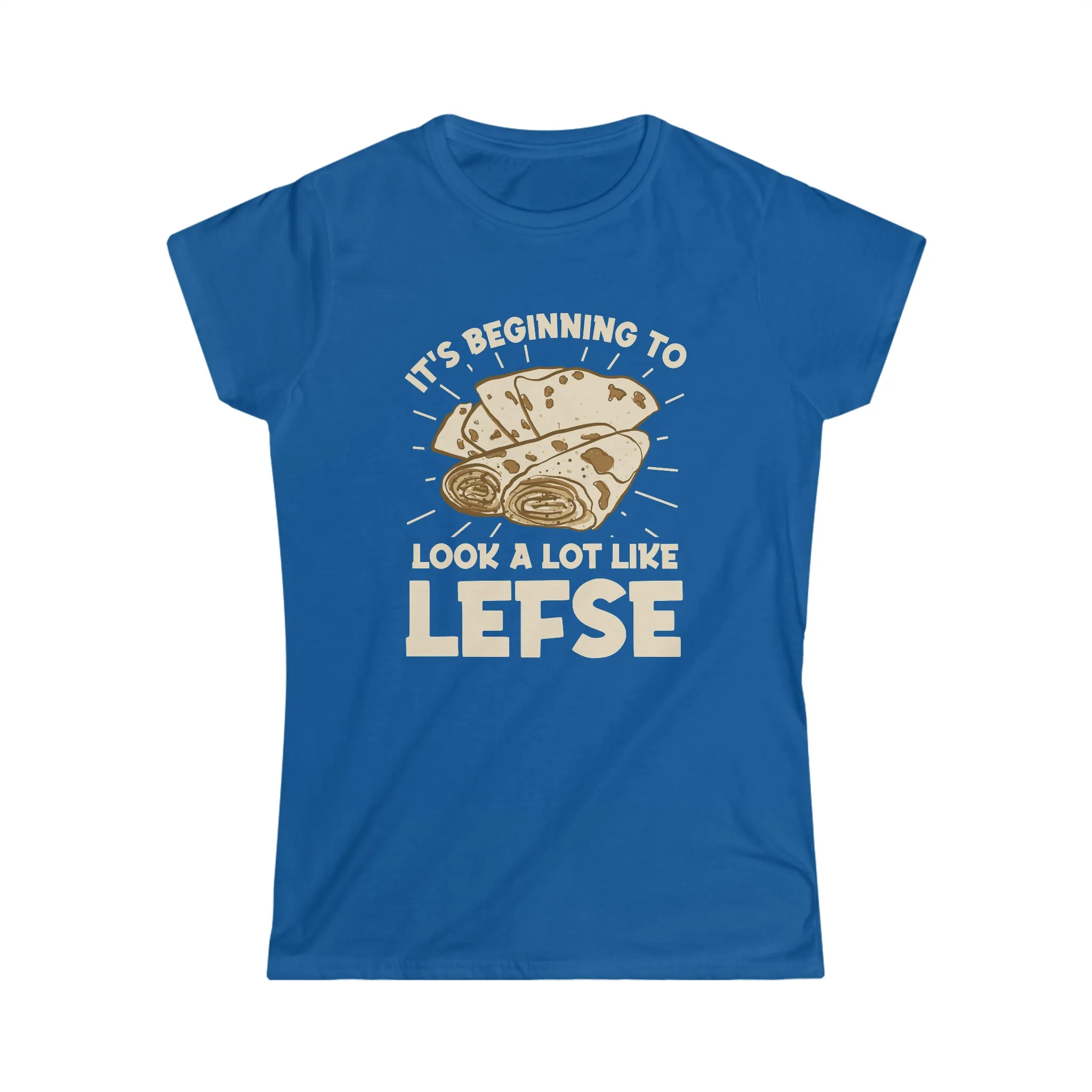 Norwegian Lefse Funny Holiday Baking Shirt | Nordic Baker Gift | Women's Softstyle Tee