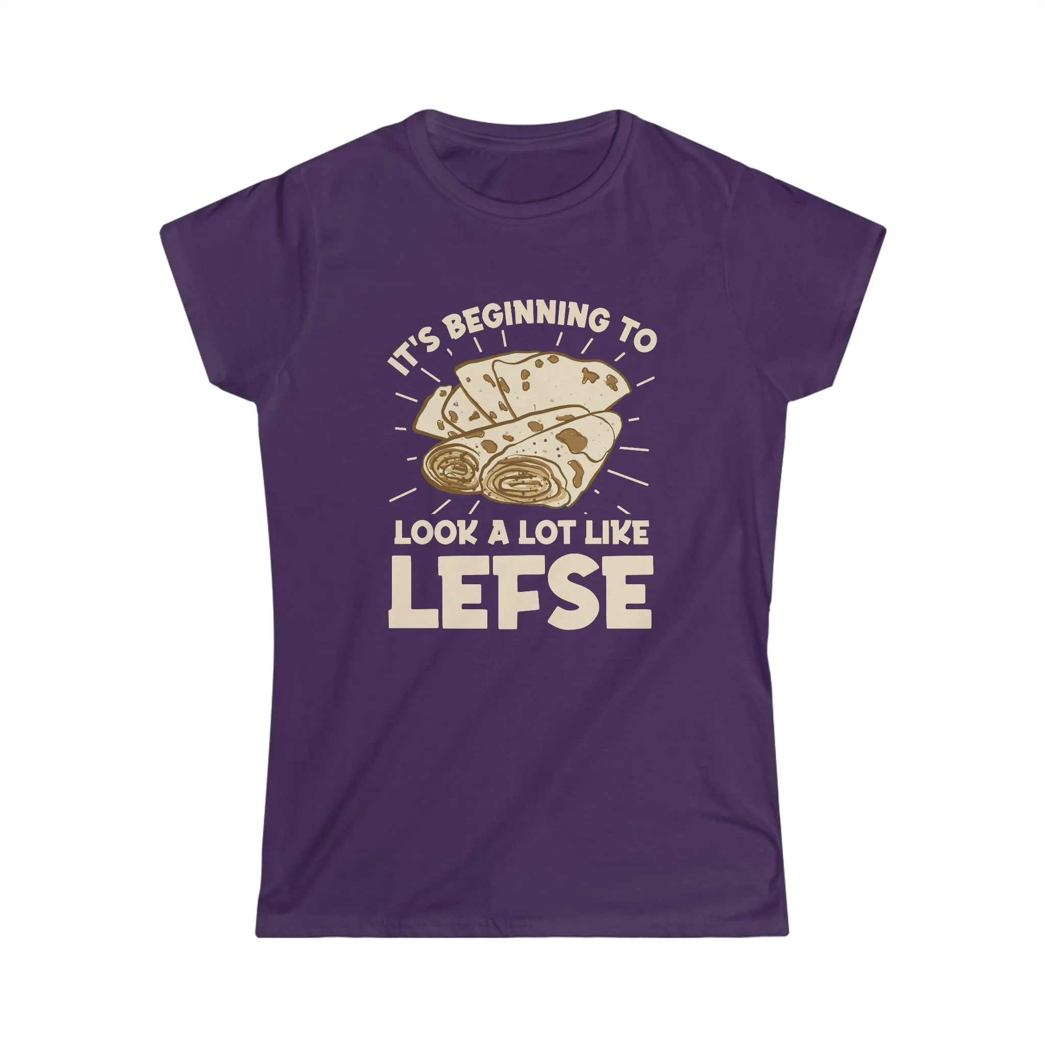 Norwegian Lefse Funny Holiday Baking Shirt | Nordic Baker Gift | Women's Softstyle Tee