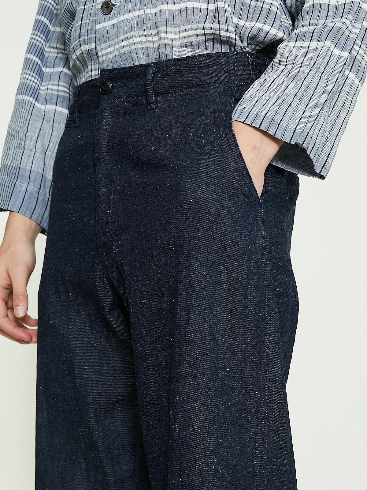 Old Chinos in Navy