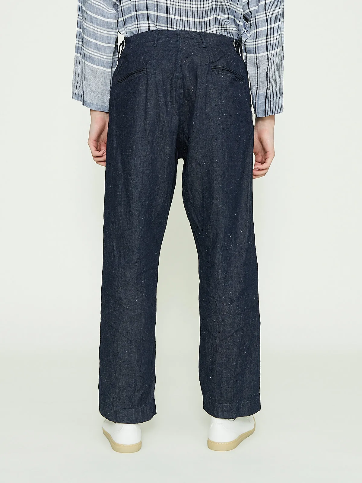 Old Chinos in Navy
