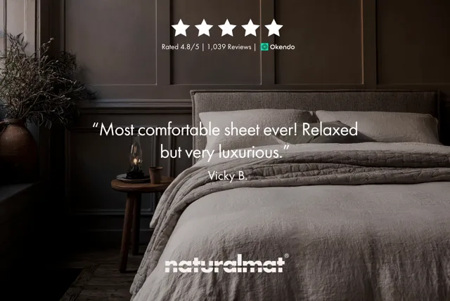 Organic Hemp Deep Fitted Sheet