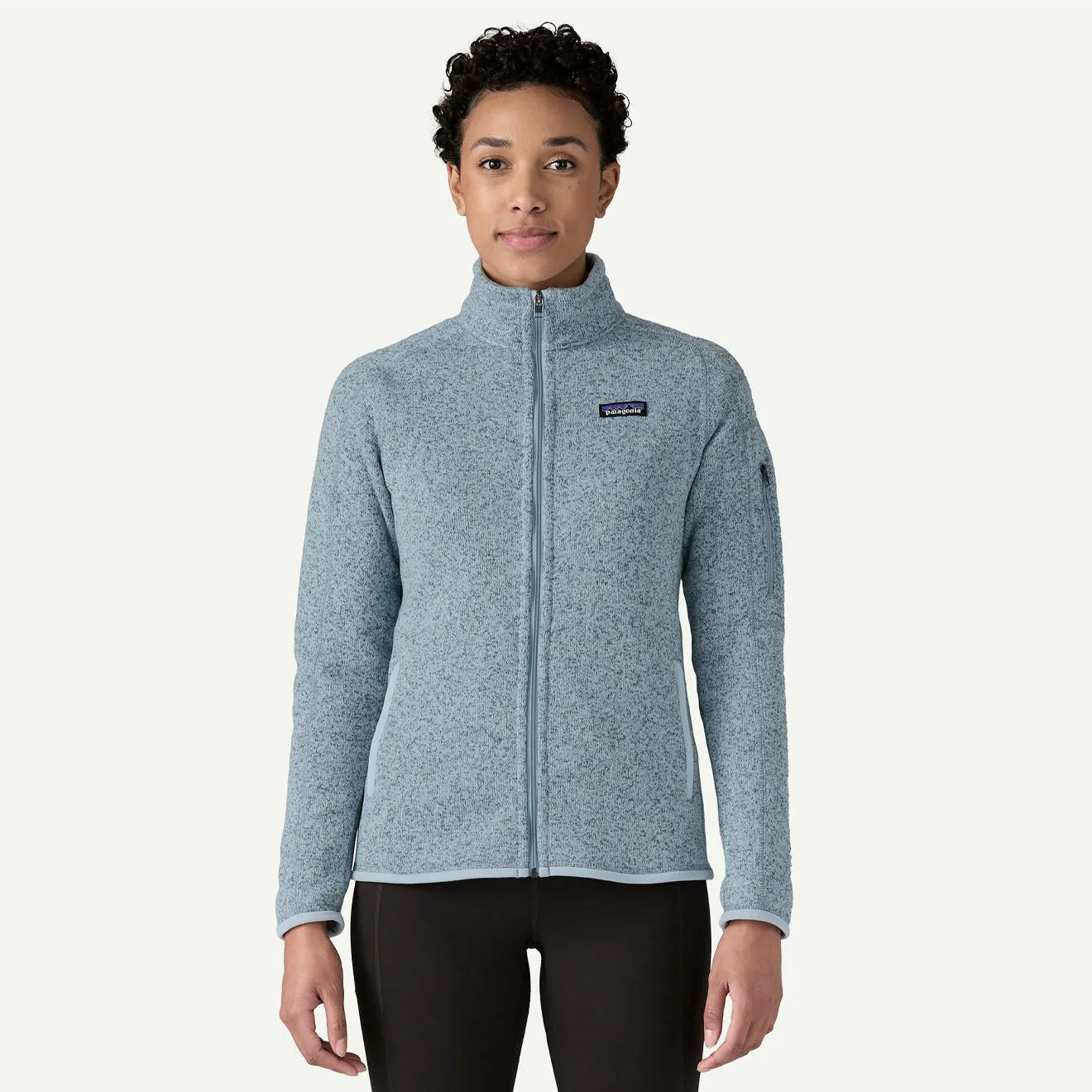 Patagonia Womens Better Sweater Jacket Fleck Blue