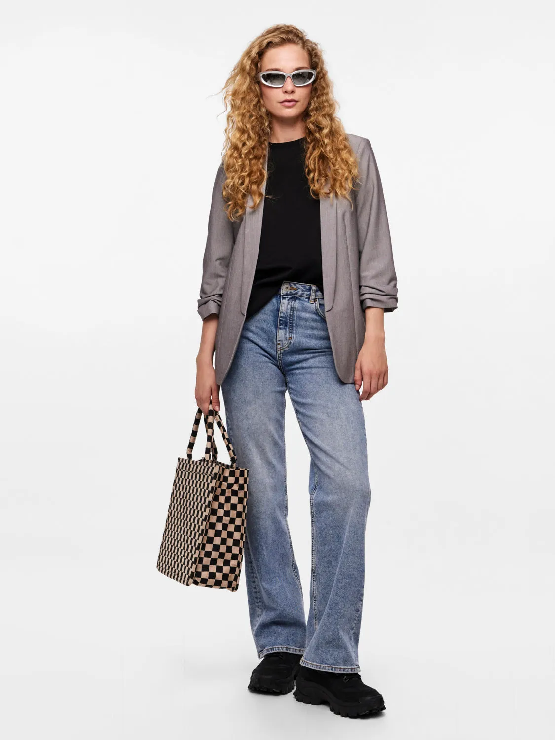 PCBOSS Blazer - Light Grey Melange