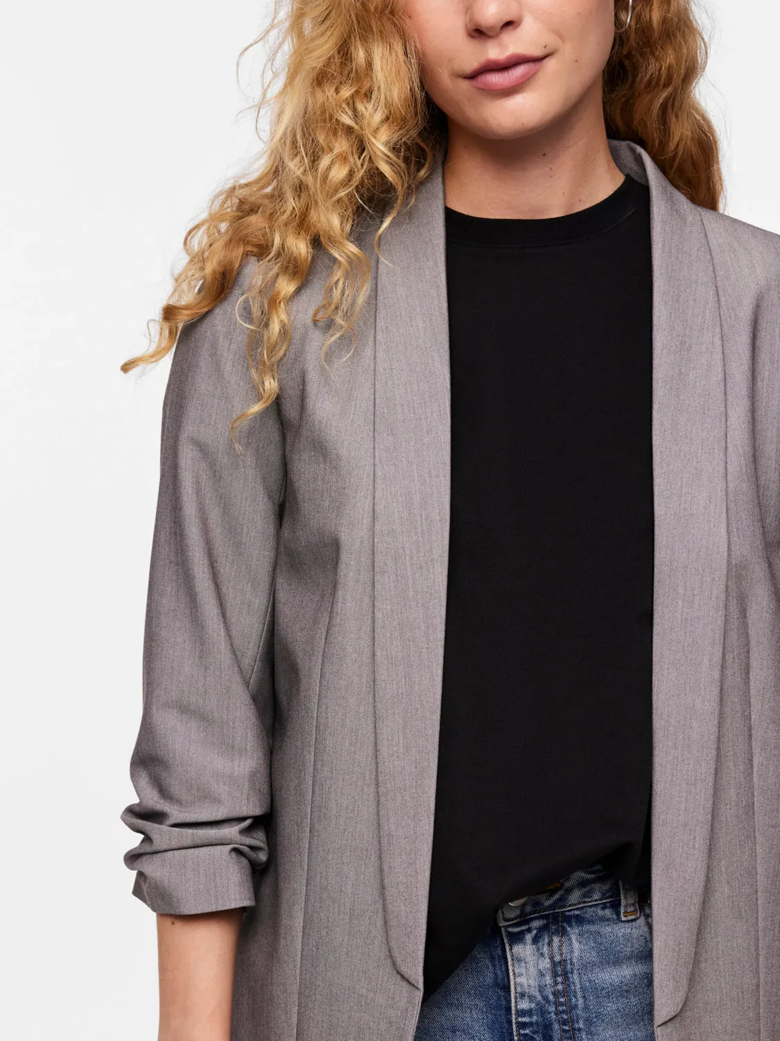 PCBOSS Blazer - Light Grey Melange