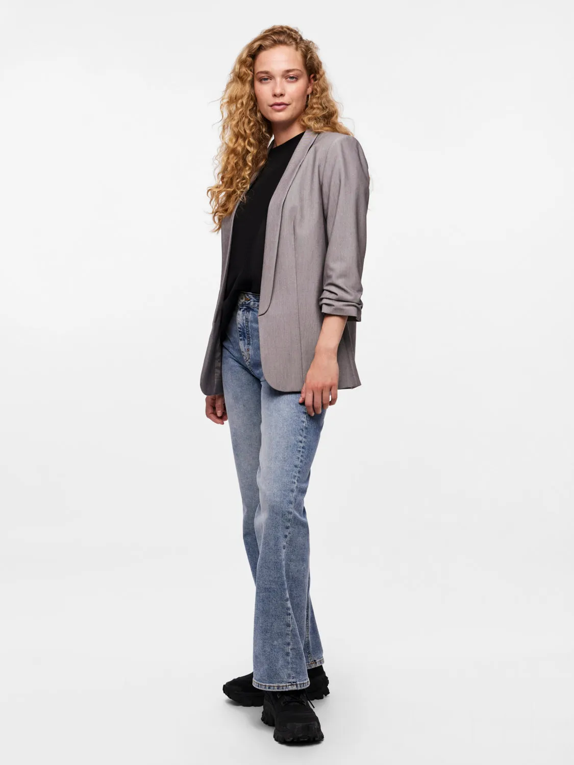 PCBOSS Blazer - Light Grey Melange