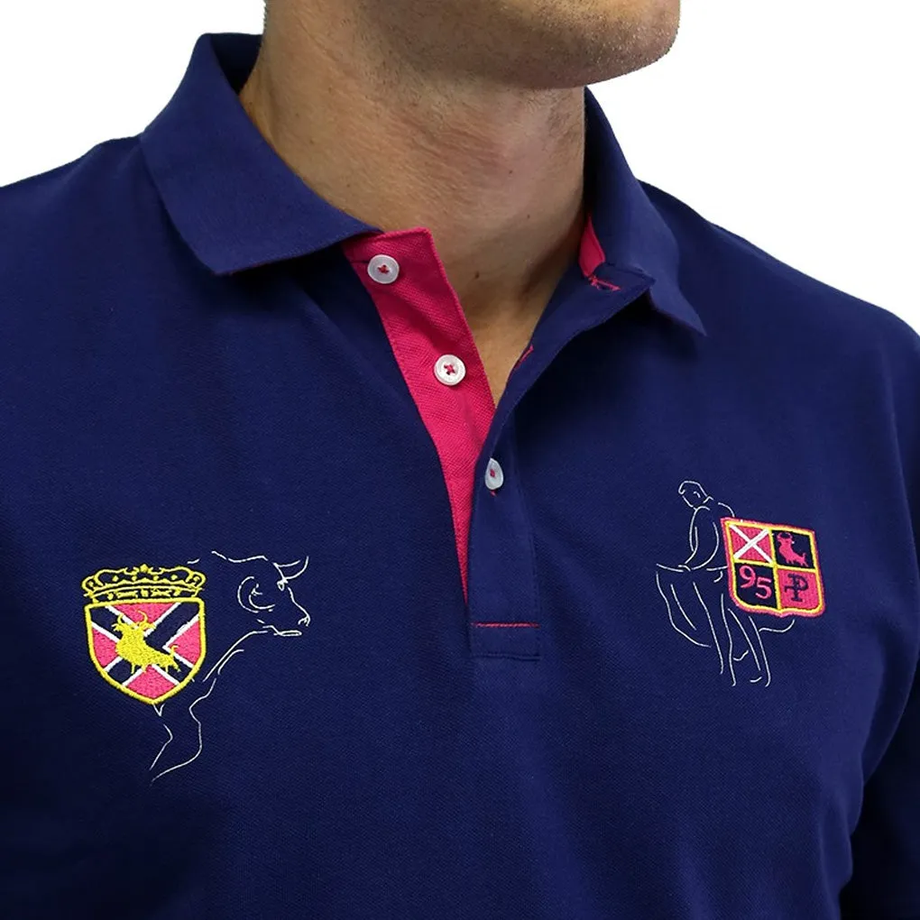 POLO TAURINO BORDADO ESPALDA slim fit