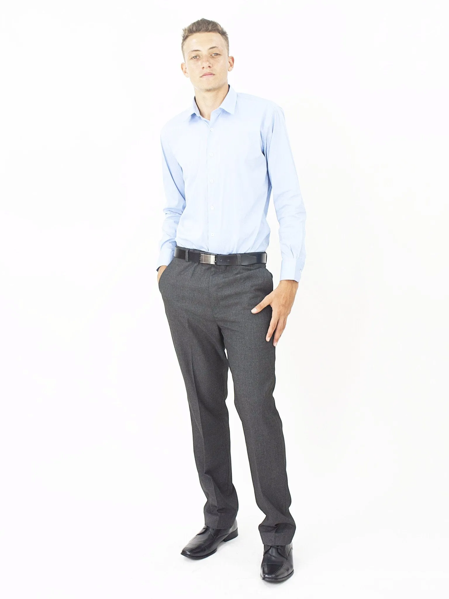Slim Fit Dress Pant - Charcoal