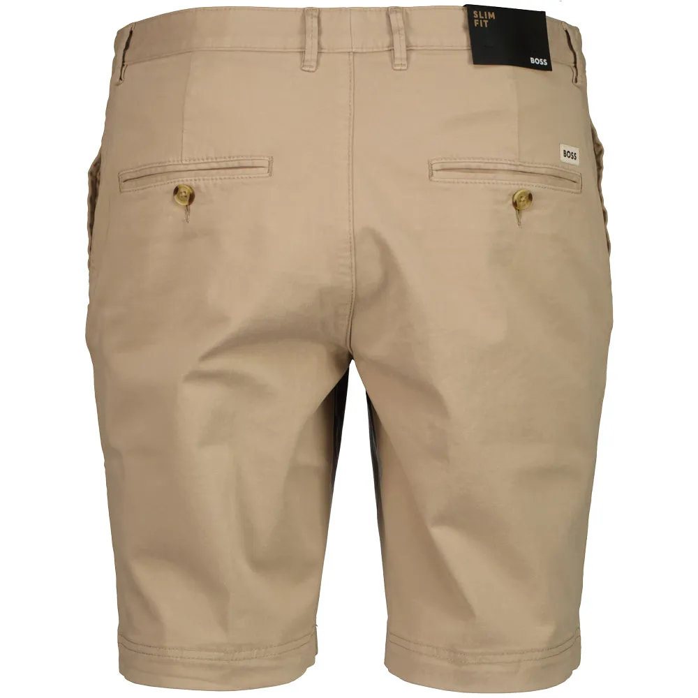Slim Fit Stretch Gabardine Shorts
