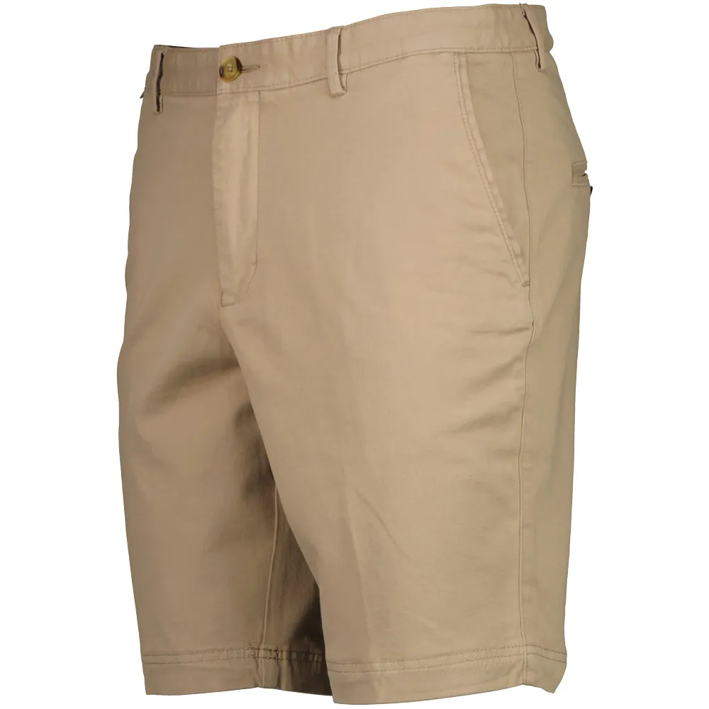 Slim Fit Stretch Gabardine Shorts