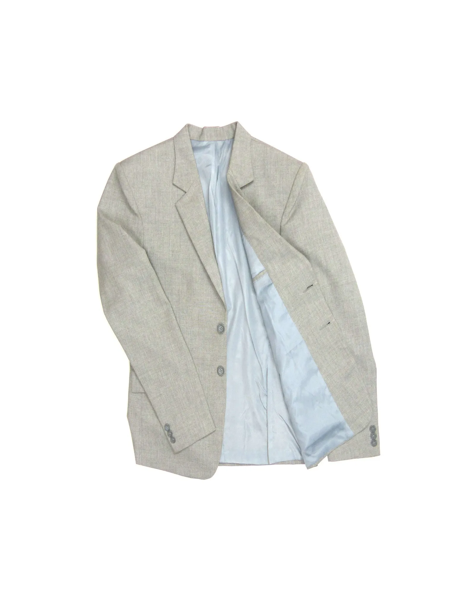 Slim Fit Suit Jacket - Light Gray