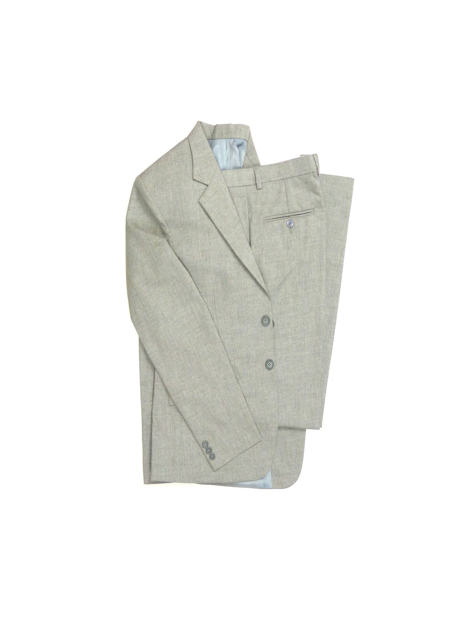 Slim Fit Suit Jacket - Light Gray