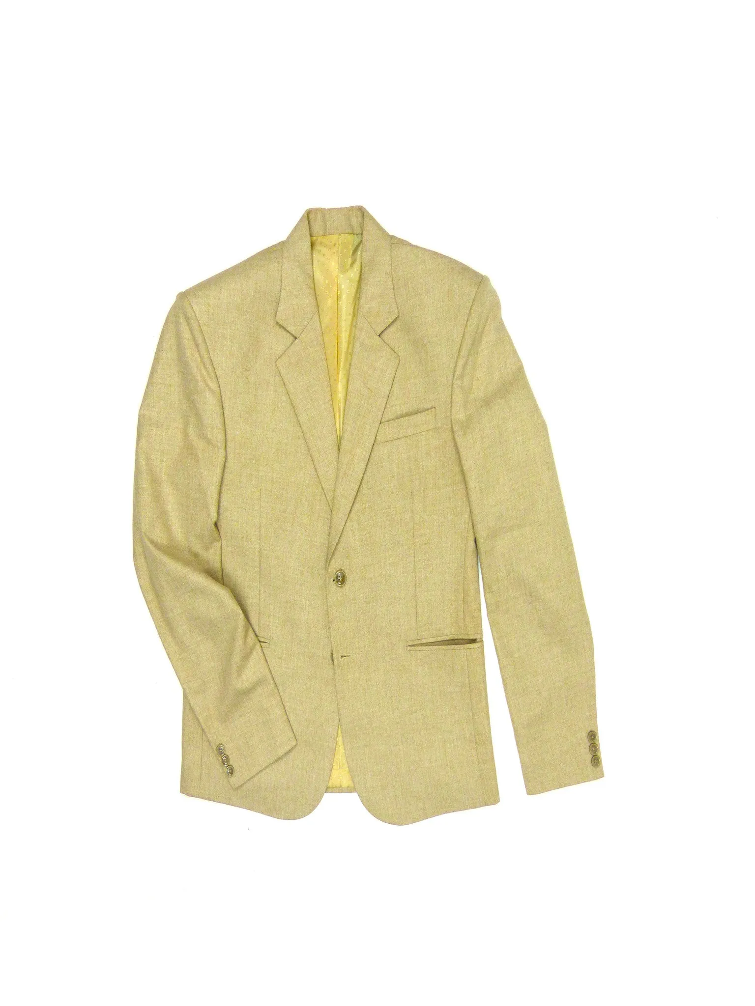 Slim Fit Suit Jacket - Stone