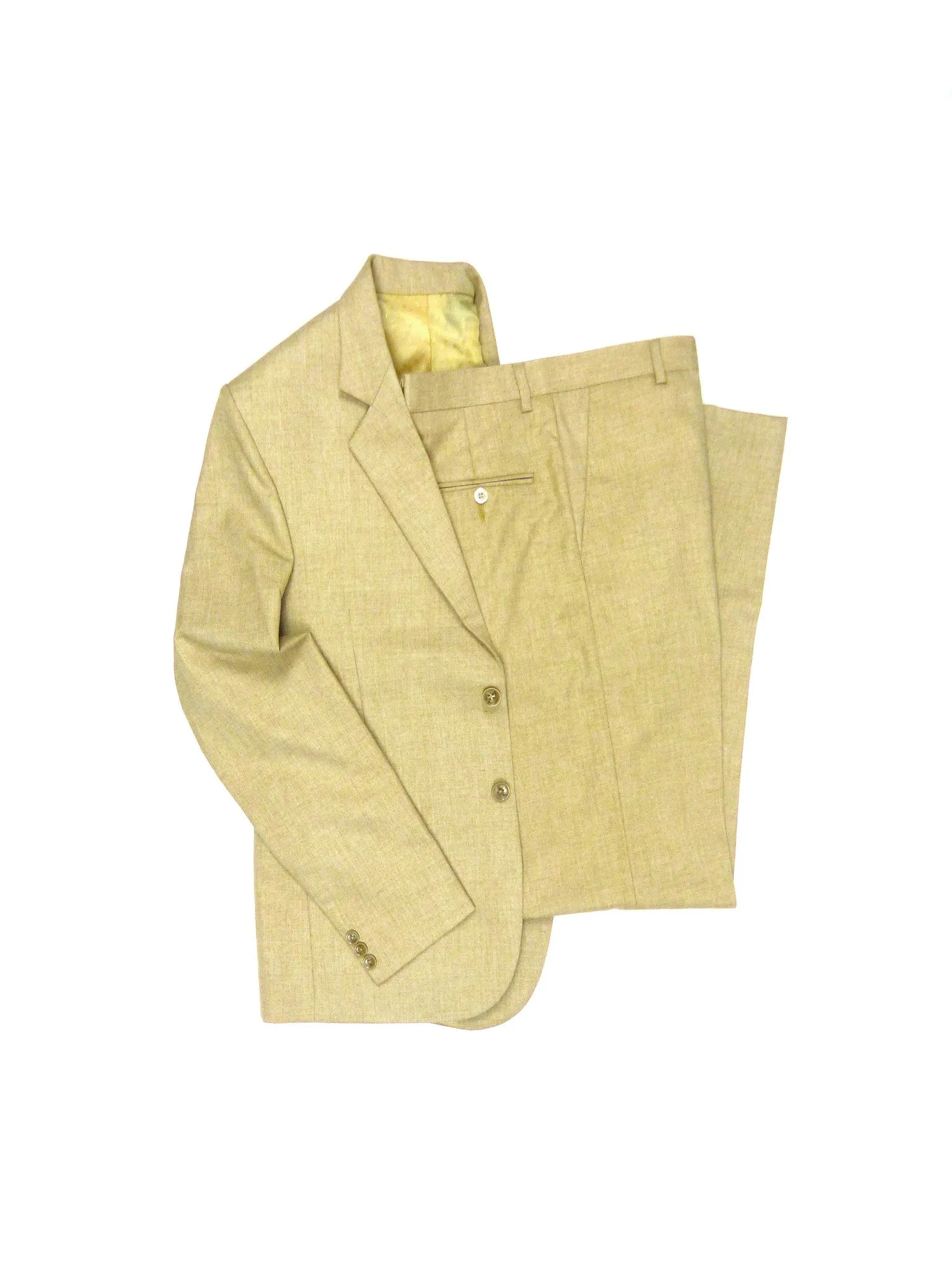 Slim Fit Suit Jacket - Stone
