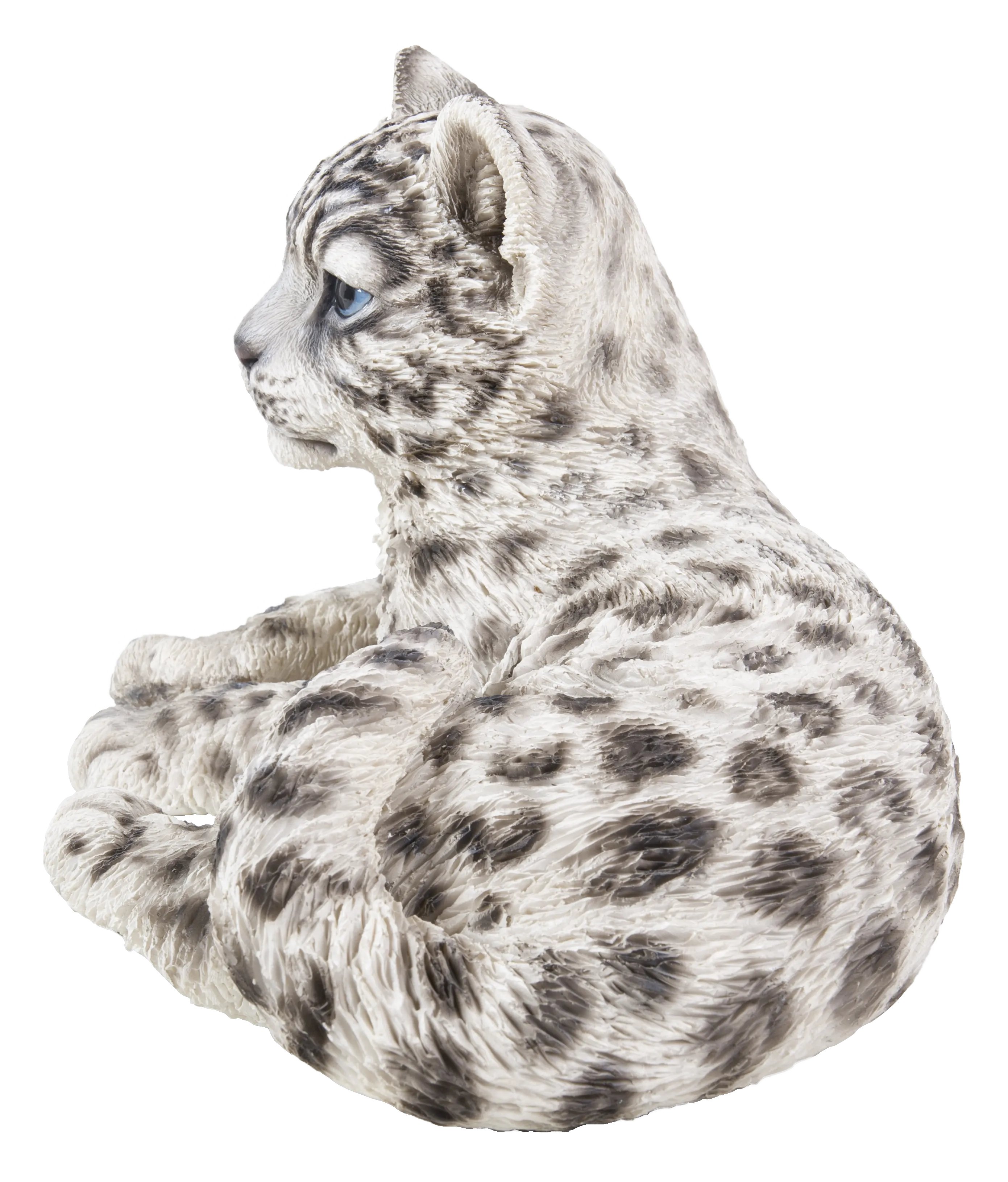 Snow Leopard Cub Statue