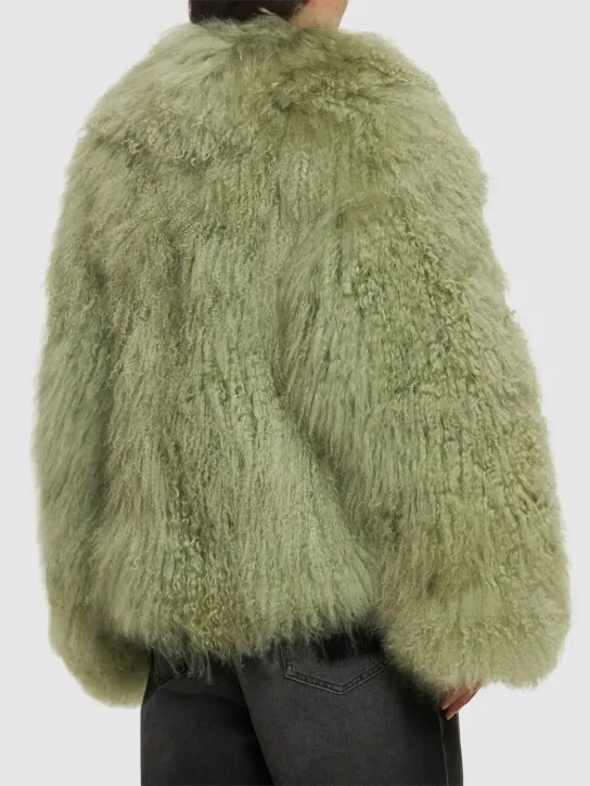 The Attico   Short fur jacket 