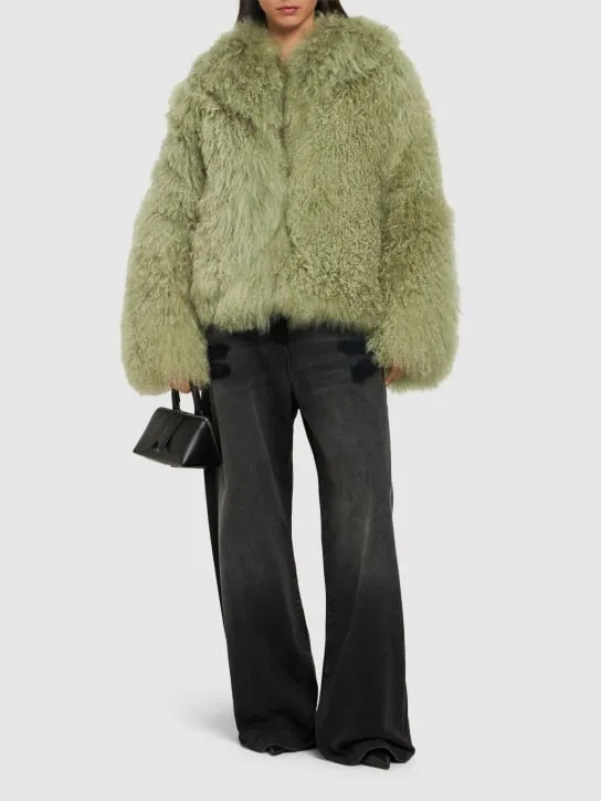 The Attico   Short fur jacket 
