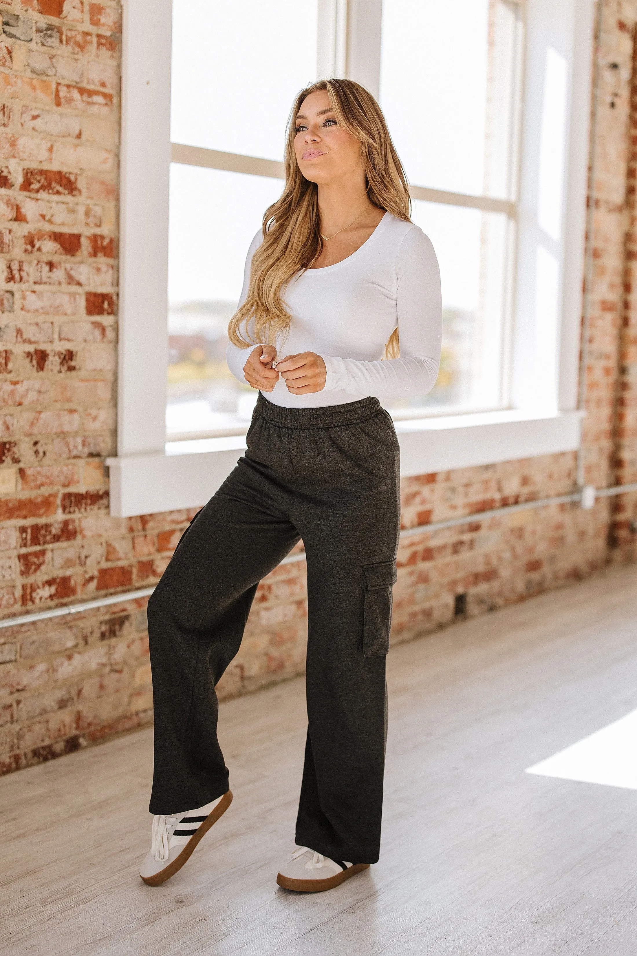 Tylee French Terry Cargo Sweatpants