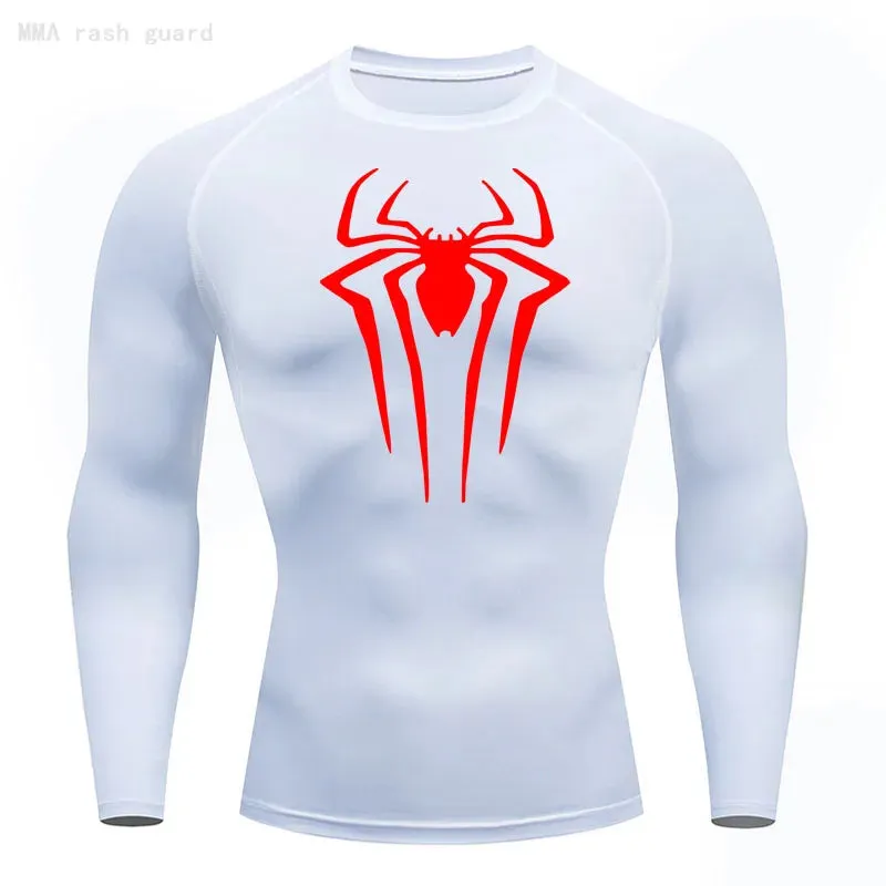 Web-Slinging Long Sleeve Compression Shirt