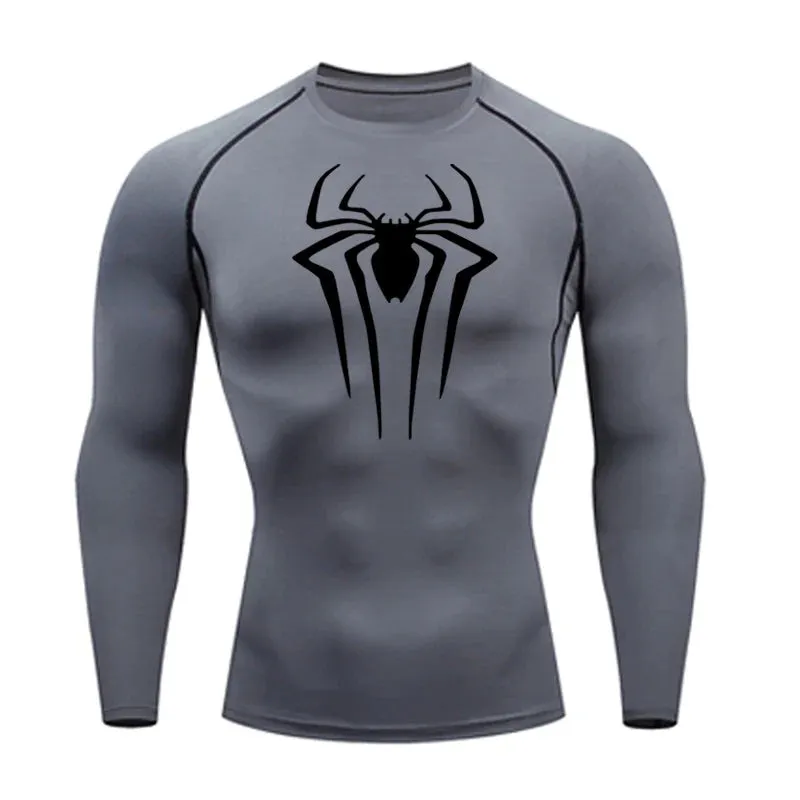 Web-Slinging Long Sleeve Compression Shirt