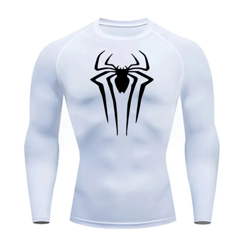 Web-Slinging Long Sleeve Compression Shirt