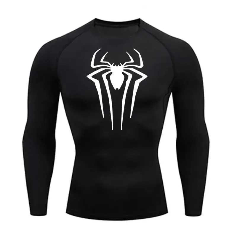 Web-Slinging Long Sleeve Compression Shirt