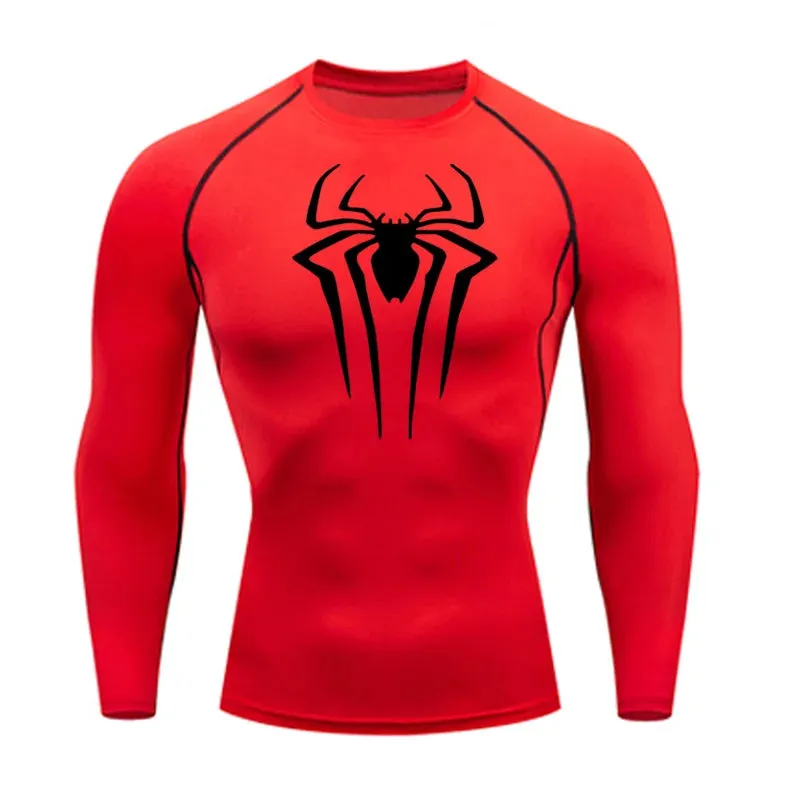 Web-Slinging Long Sleeve Compression Shirt