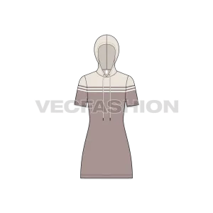 Women's Hooded Polo Dress