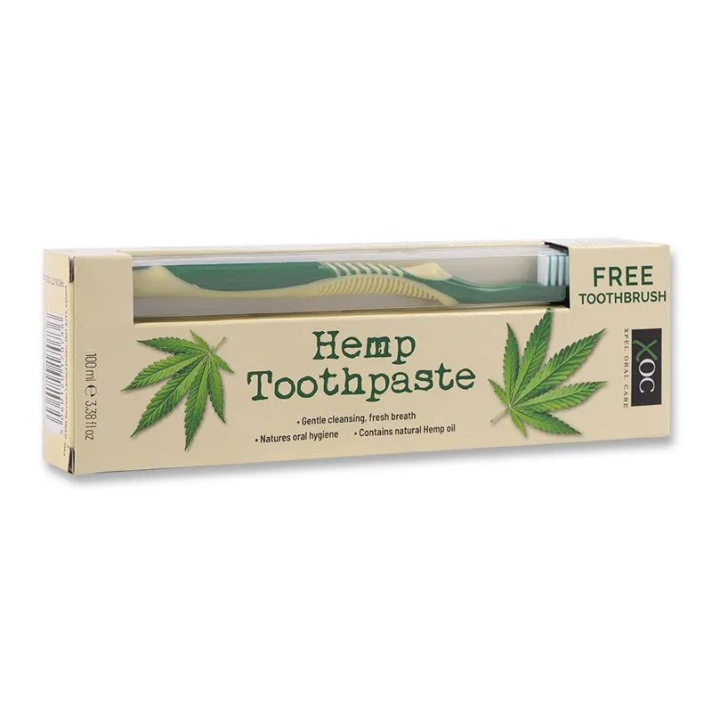 XOC Xpel Hemp Toothpaste with Brush 100ml - Case of 12