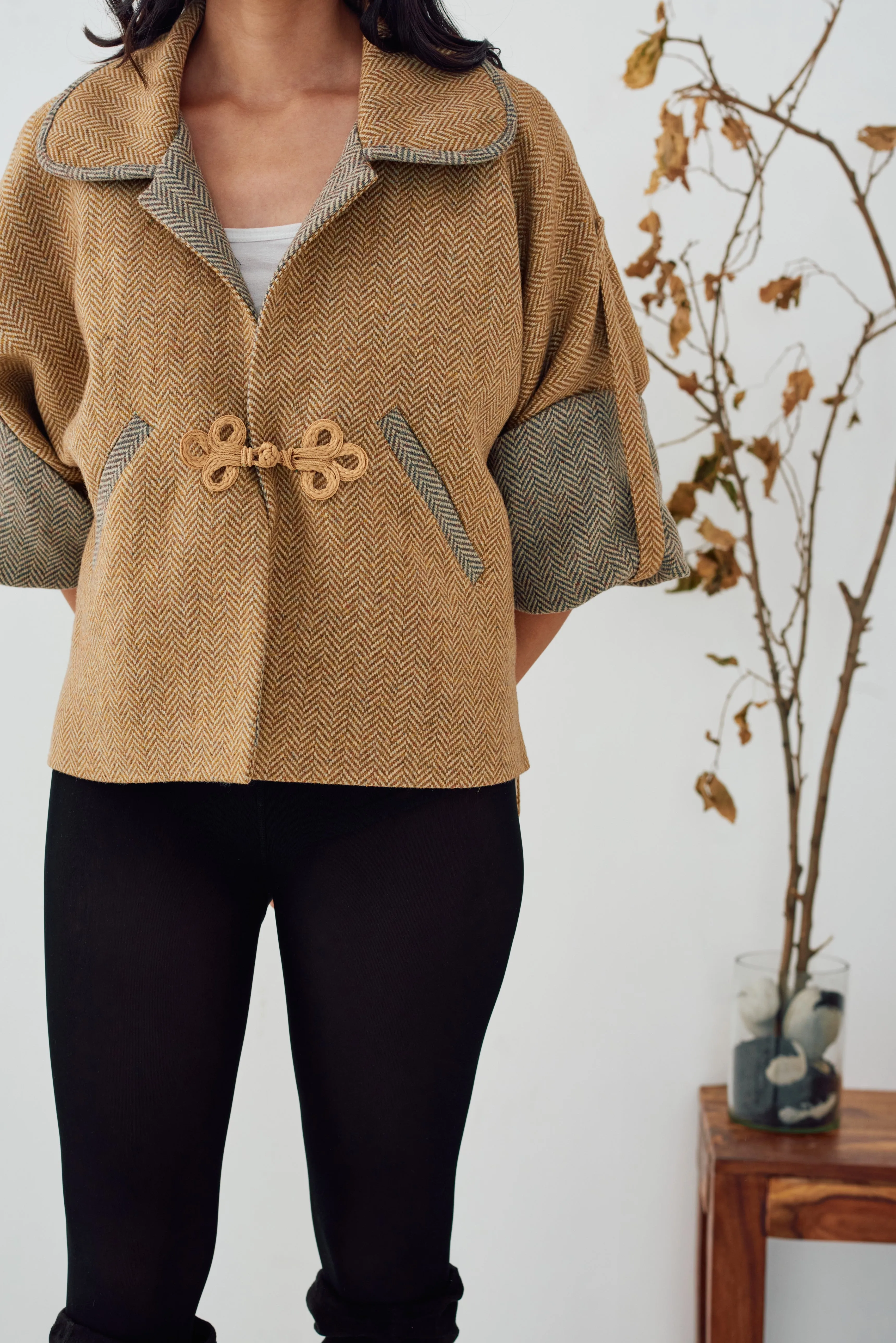 Yellow Classic Ladies Work Winter Jacket